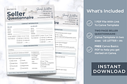 Real Estate Seller Questionnaire, a Stationery Template by Jennifer Magri Templates (Thumbnail 4 of 8)