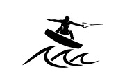 Water Ski Silhouette Vector Bundle, an Illustration by Designs_River (Thumbnail 34 of 51)