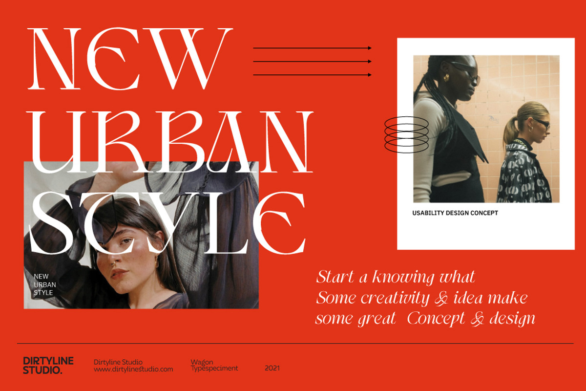 Wagon Display Serif+Italic, a Serif Font by Dirtyline Studio (Photo 18 of 20)