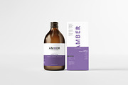 7 in 1 Amber Glass Cosmetic Bundle, a Cups & Container Mockup by pmvch (Thumbnail 7 of 106)