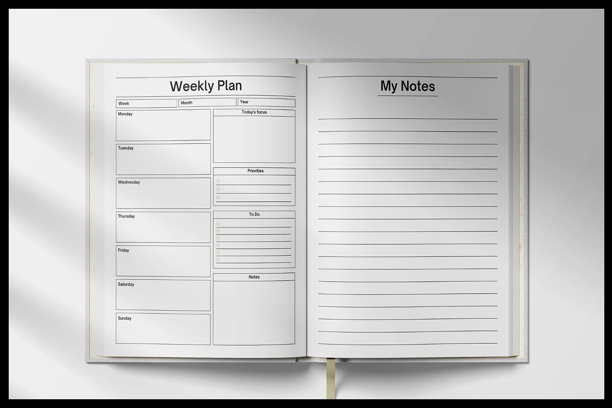 2026 Weekly Planner, a Stationery Template by Designmela01 (Photo 6 of 7)