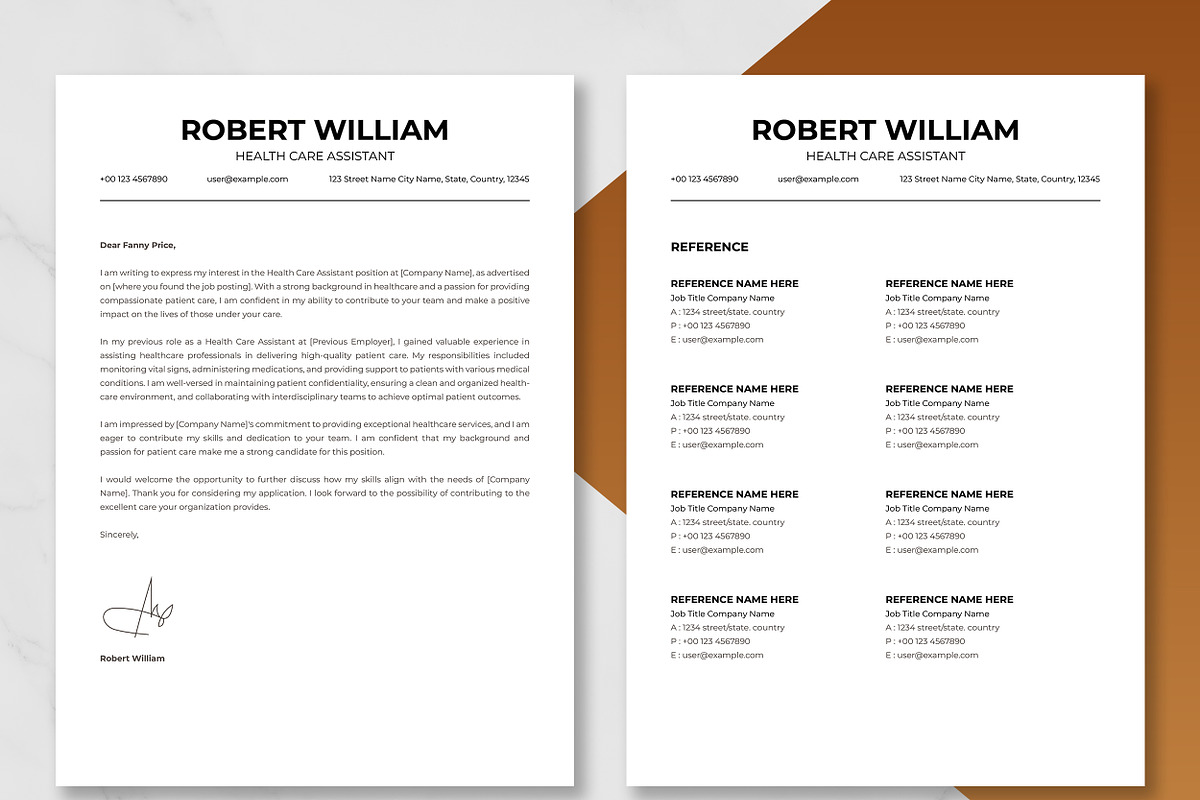 Health Care Assistant Resume Template preview 4