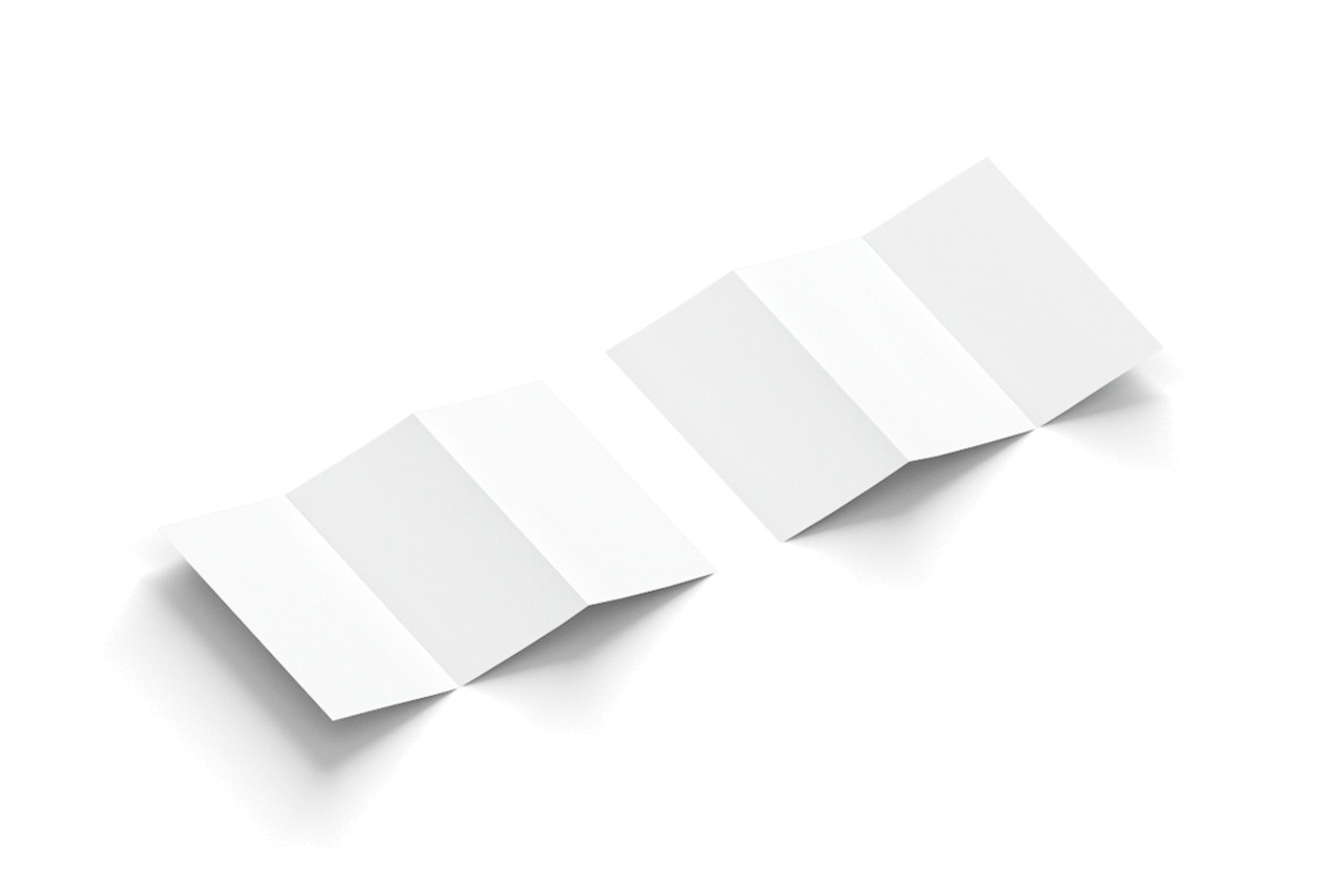 2 White Booklets Flyers 3DModel, an Object 3D Model by rebrandy (Photo 1 of 7)