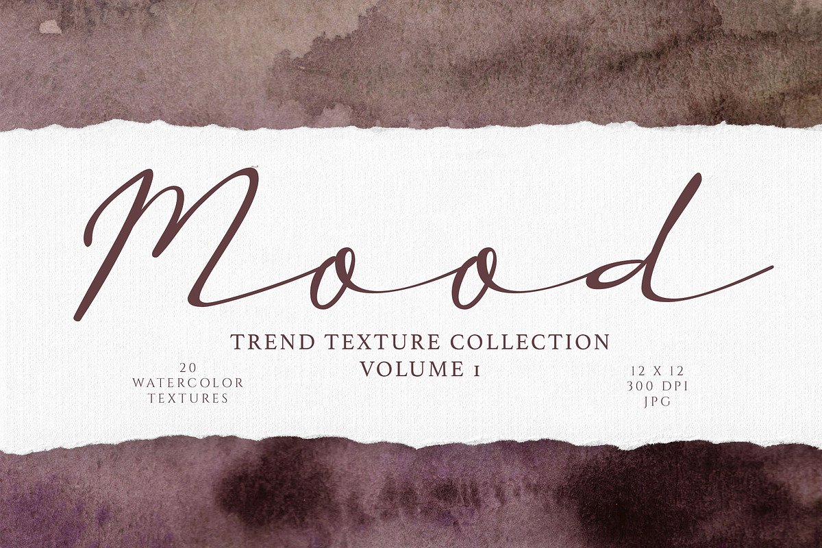 Dark and Moody Watercolor Textures, a Texture Graphic by Fire Spark Studio (Photo 1 of 6)