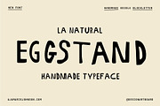 EGGSTAND Typeface, a Handwritten Font by @designartboard (Thumbnail 1 of 4)