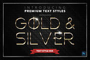 Gold & Silver #3 - 15 Text Styles, a Layer Style Add-On by Jonas Stensgaard (Thumbnail 5 of 18)