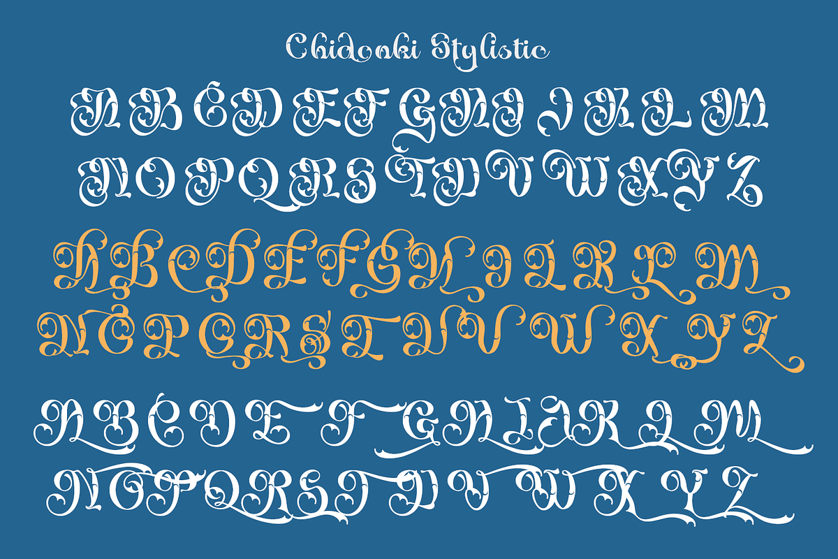 Chidonki Decorative Font, a Blackletter Font by TypeClassHeroes (Photo 8 of 10)