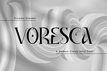 Voresca – A Modern Classy Serif Font