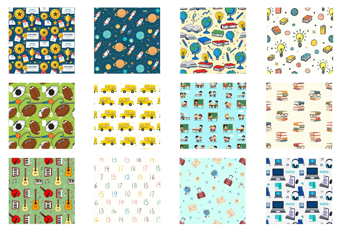 School Digital Papers  Background, an Arts & Entertainment Photo by Wow Magic (Photo 2 of 2)