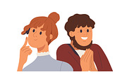 Face avatars of couples, friends set, a Person Illustration by Good Studio (Thumbnail 11 of 16)