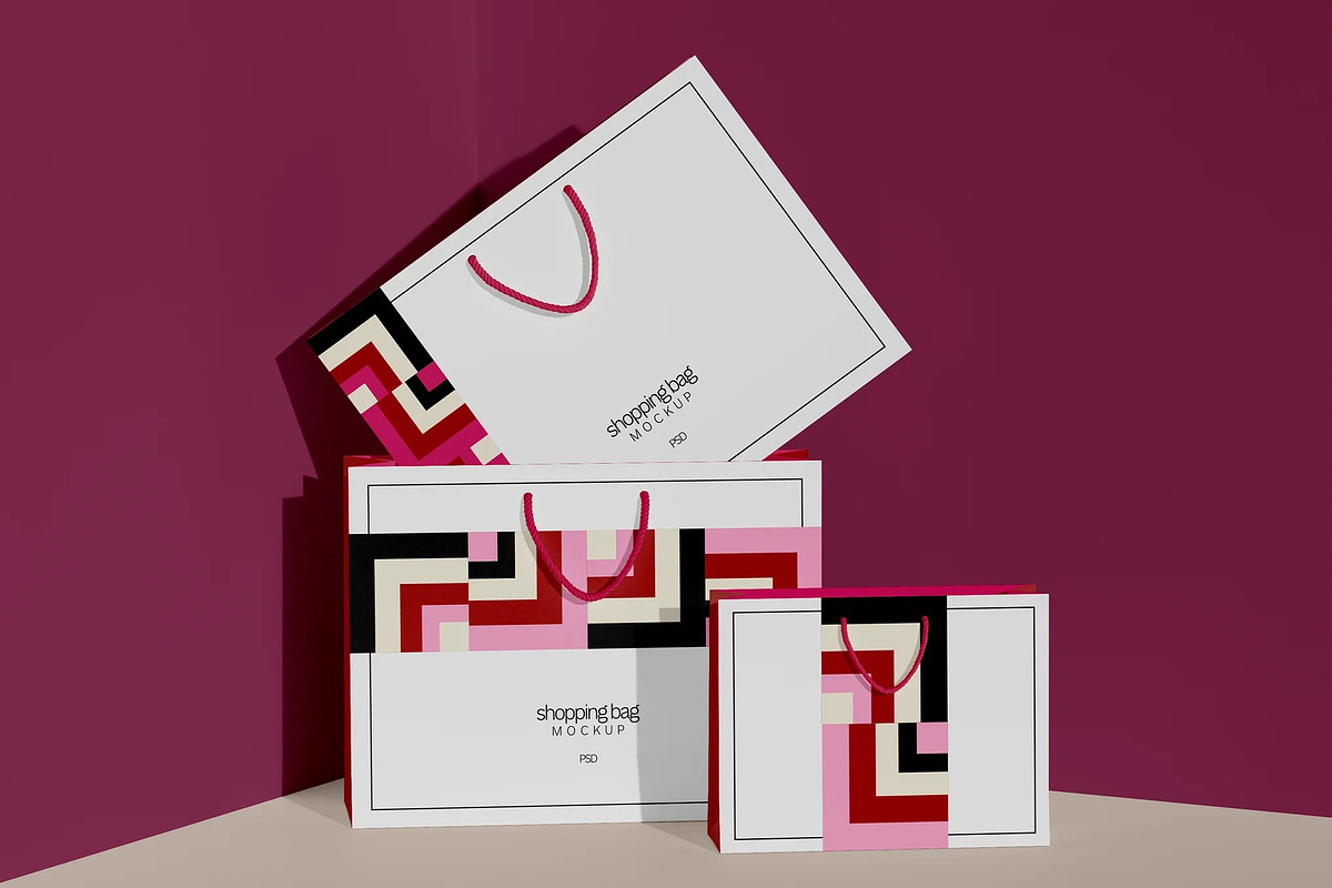 Shopping Bag Mockup, a Packaging Mockup by skybluecreative (Photo 2 of 2)