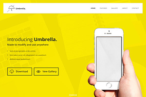 Umbrella Bootstrap Theme