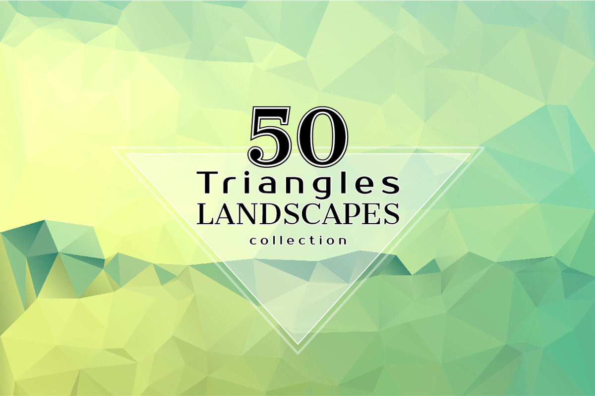 Triangles LANDSCAPES Collection, a Texture Graphic by ekaart (Photo 8 of 10)