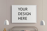 15 bedroom poster mock up, a Household Mockup by ChromiumHeart (Thumbnail 4 of 17)
