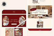 Wix Website Template Burgundy Luxe, a Wix Template by The Pixel Palace (Thumbnail 10 of 10)