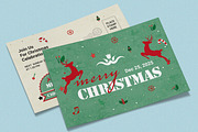 Merry Christmas Postcard Template, a Card Template by MightyDesign (Thumbnail 2 of 8)