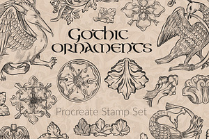 Ghotic Symbols Procreate Brush Set