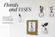 FLOWERS AND VASES Illustrations, a Decorative Illustration by dicreate (Thumbnail 8 of 12)