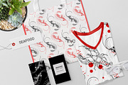Seafood. Shrimp and lobster., an Animal Illustration by VitalinaGofman (Thumbnail 7 of 13)