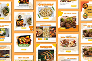 Food Blogger Social Media Post, a Social Media Template by BoontenStudio (Thumbnail 4 of 7)