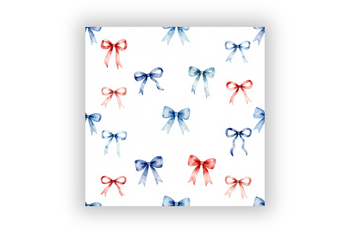 Coquette Coastal Summer Pattern, a Pattern Graphic by FloridPrintables (Photo 6 of 9)