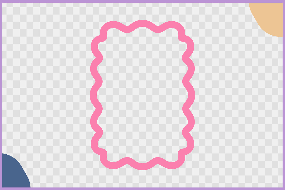 Squiggly Outline Coquette Frame Set, a Decorative Illustration by Gfx Expert Team (Photo 8 of 10)