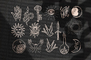 Mystic Symbols Sun Brushes Procreate, a Brush Add-On by MakeMyPlaceDesign (Thumbnail 2 of 2)