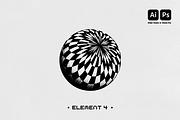 Y2K OPTICAL GRAPHIC VECTOR SET, an Object Graphic by BonkiStudio (Thumbnail 5 of 7)