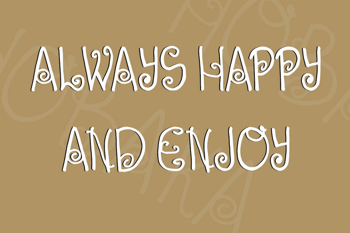 Hobaka - Creative Handwritten Font, a Script Font by Naistudio (Photo 4 of 7)