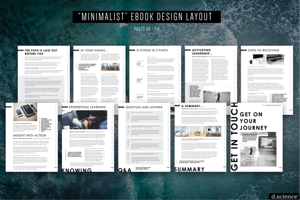 4X Ebook Bundle Templates  | 67% Off, a Magazine Template by Template Monkey @dscience (Photo 26 of 43)