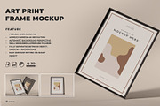 Art Print Frame Mockup, an Advertising Mockup by Artnivora.Std (Thumbnail 1 of 4)