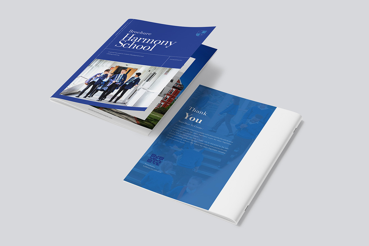 Project School Handbook Template, a Brochure Template by TMint Play (Photo 8 of 8)