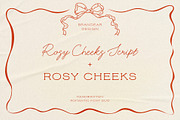Rosy Cheeks | Romantic font duo, a Handwritten Font by Brandear Design (Thumbnail 2 of 16)