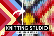 Knitting Studio - Knitted Effect, an Action Add-On by DesignRocket (Thumbnail 1 of 10)