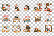 Storybook Autumn Woodland PNG, an Animal Illustration by Nicolle's Colorful Art (Thumbnail 3 of 6)