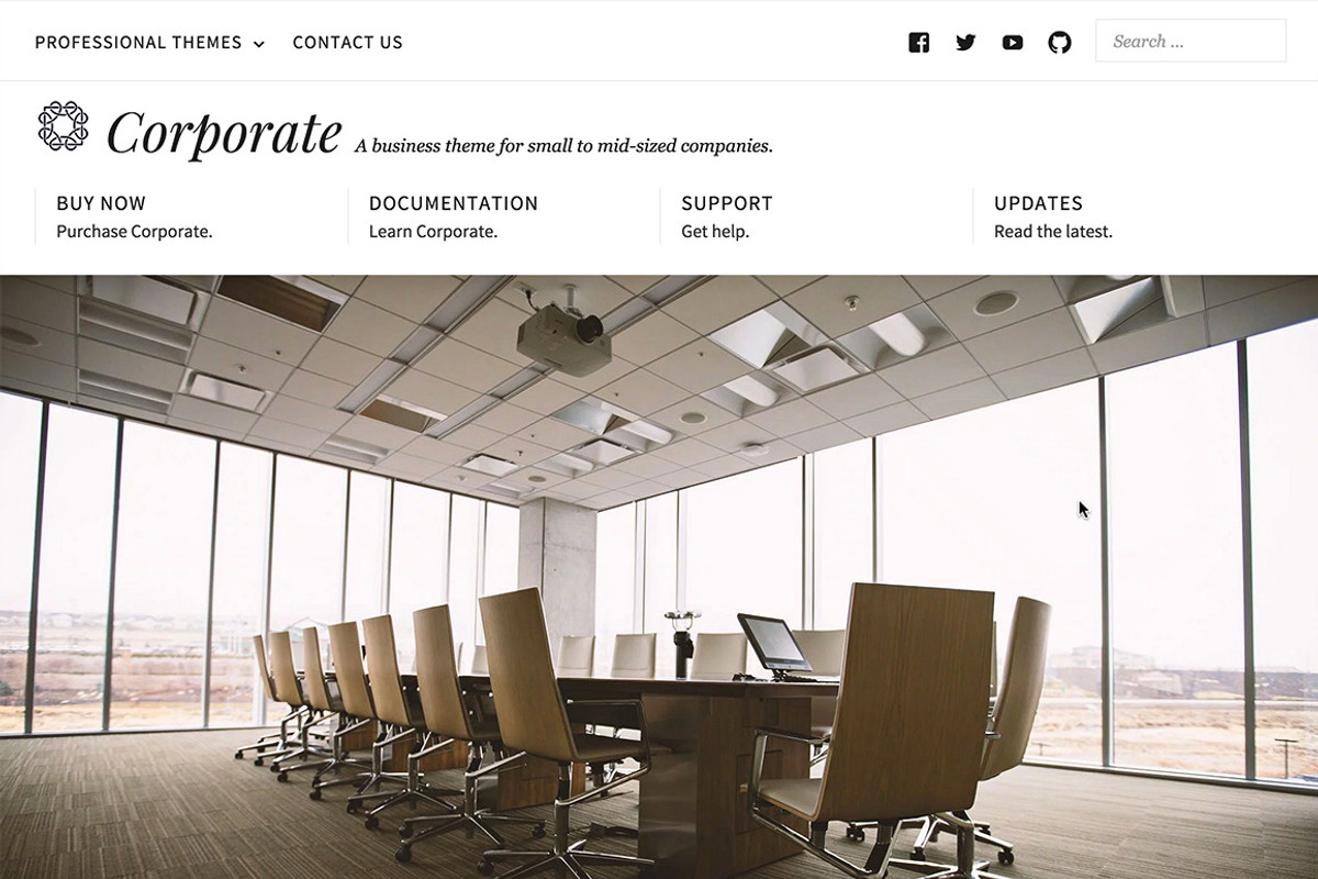 Corporate WordPress Theme, a WordPress Template by We Cobble (Photo 2 of 5)