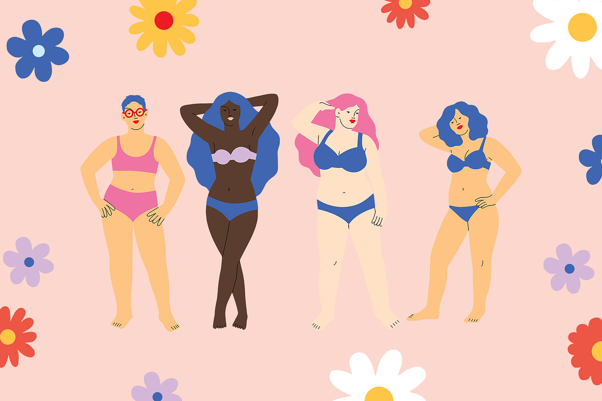 Women Body Positive Illustrations, a Healthcare Illustration by Katerina Osa (Photo 11 of 13)