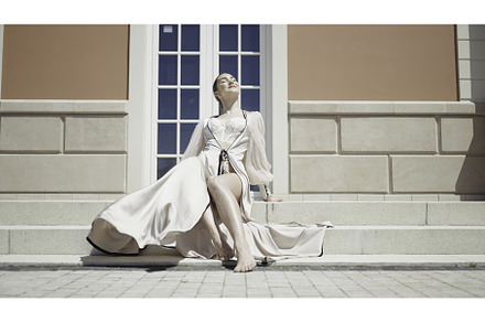 Elegant woman in stylish outfit on, a Person Photo by Media Whale Stock