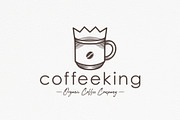 Coffee King Logo Template, a Branding & Logo Template by vectorwithin (Thumbnail 3 of 3)