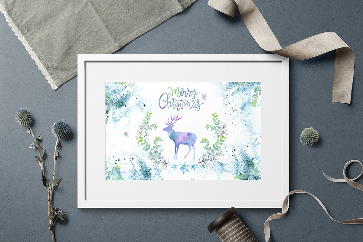 Winter Graphic Set. +10 PSD, an Animal Illustration by lapi-olesya (Photo 8 of 9)