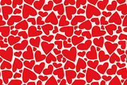 Red Hearts Valentines Day Papers, a Pattern Graphic by ilonitta (Thumbnail 10 of 10)