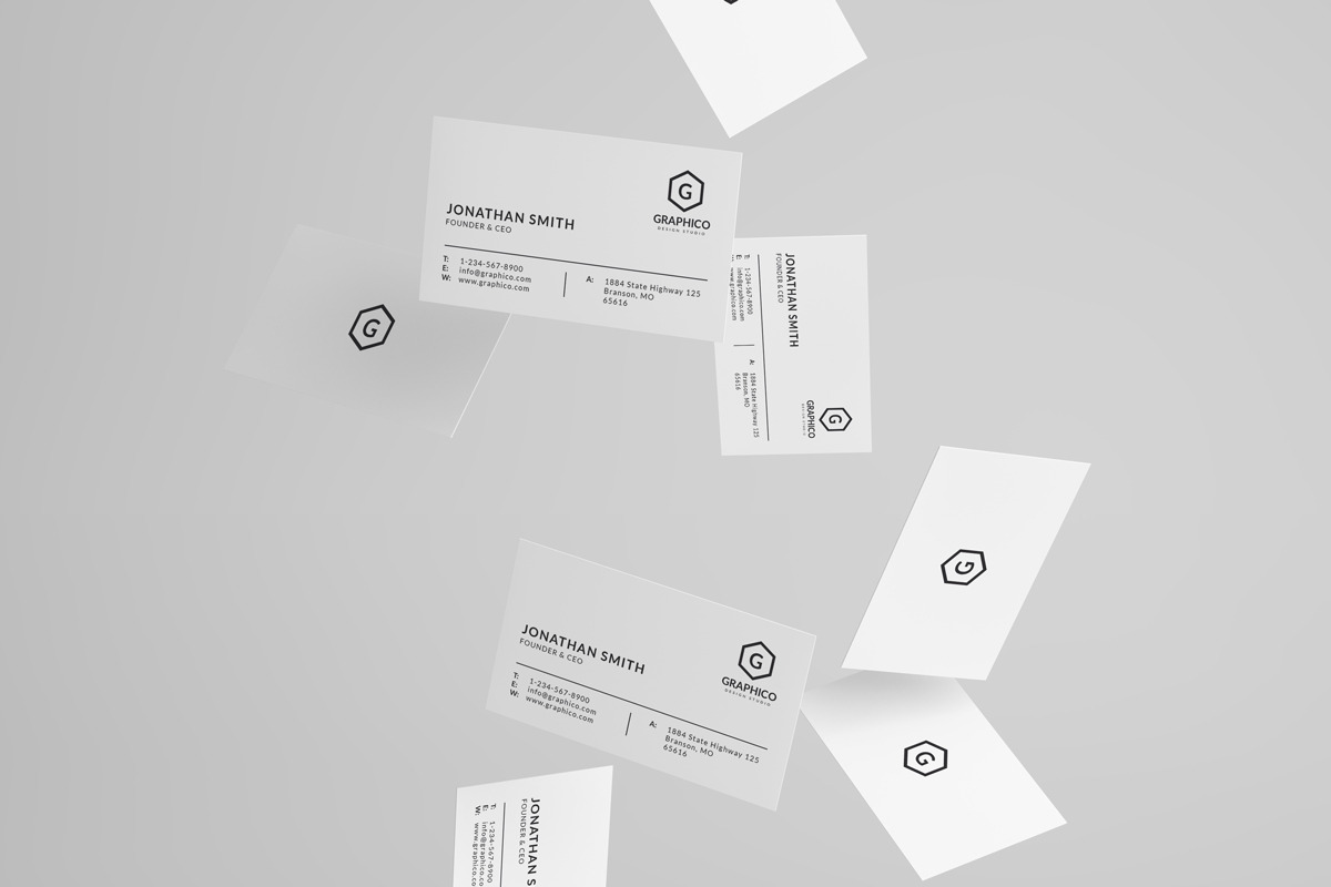 Simple Minimal Business Card 55, a Business Card Template by ND Design (Photo 8 of 9)