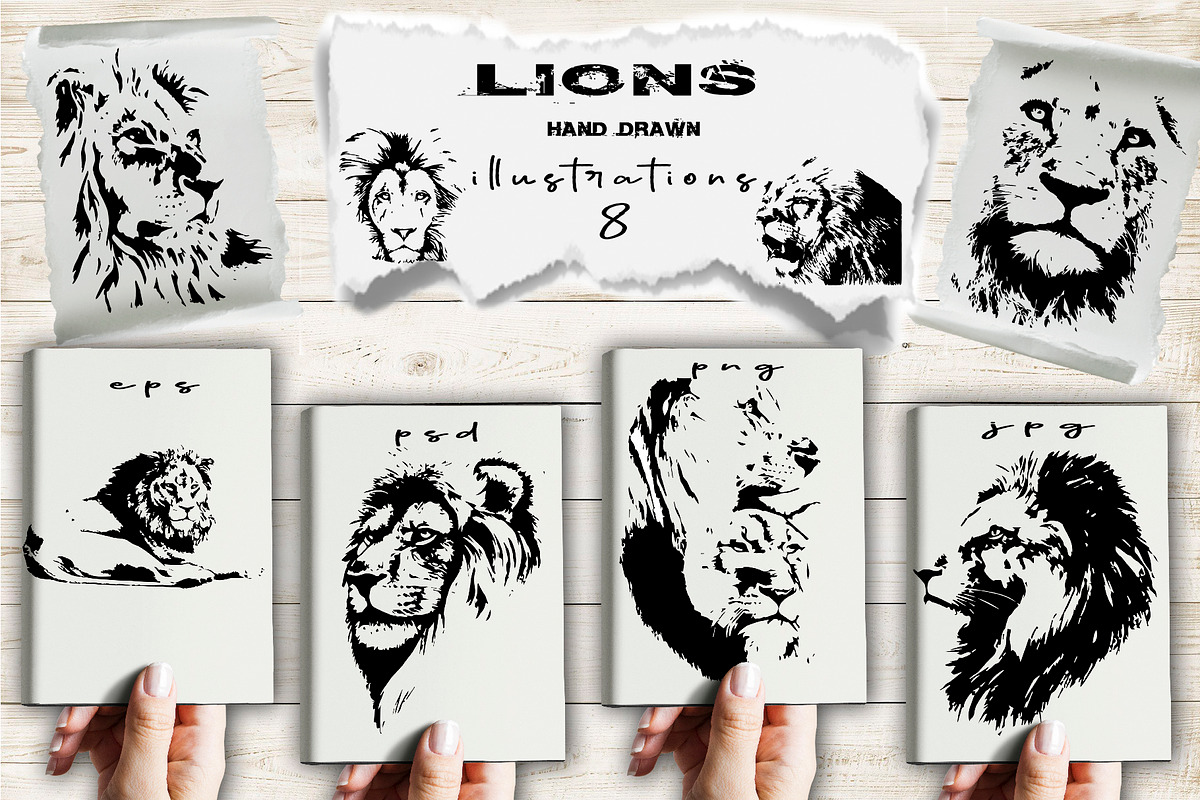 BUNDLE WILD ANIMALS VECTOR, an Animal Illustration by AnastasiyaOleynik (Photo 16 of 20)
