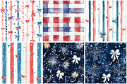 4th of July Patriotic Pattern Bundle, a Pattern Graphic by CitraGraphics (Thumbnail 6 of 7)