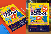Back To School Sale Flyer, a Flyer Template by Aarley Kaiven (Thumbnail 1 of 3)