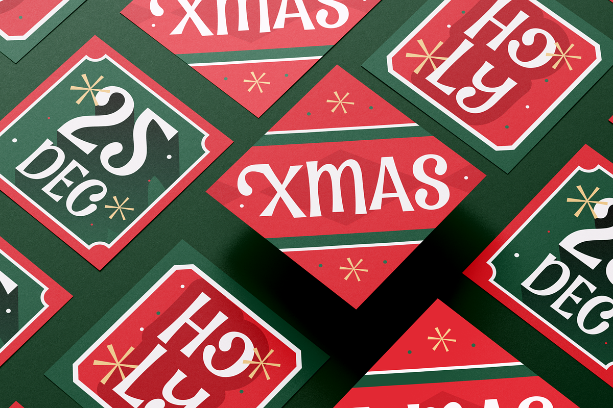 Crilas – Christmas Display Font, a Sans Serif Font by MaikoHatta (Photo 7 of 8)