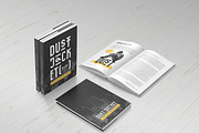 Book Mock-Up / Dust Jacket Edition, a Books & Magazine Mockup by PuneDesign (Thumbnail 10 of 12)