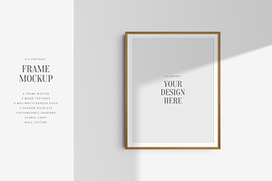 Frame Mockup 4:5 Portrait, a Mockup by DESIGN BY nube