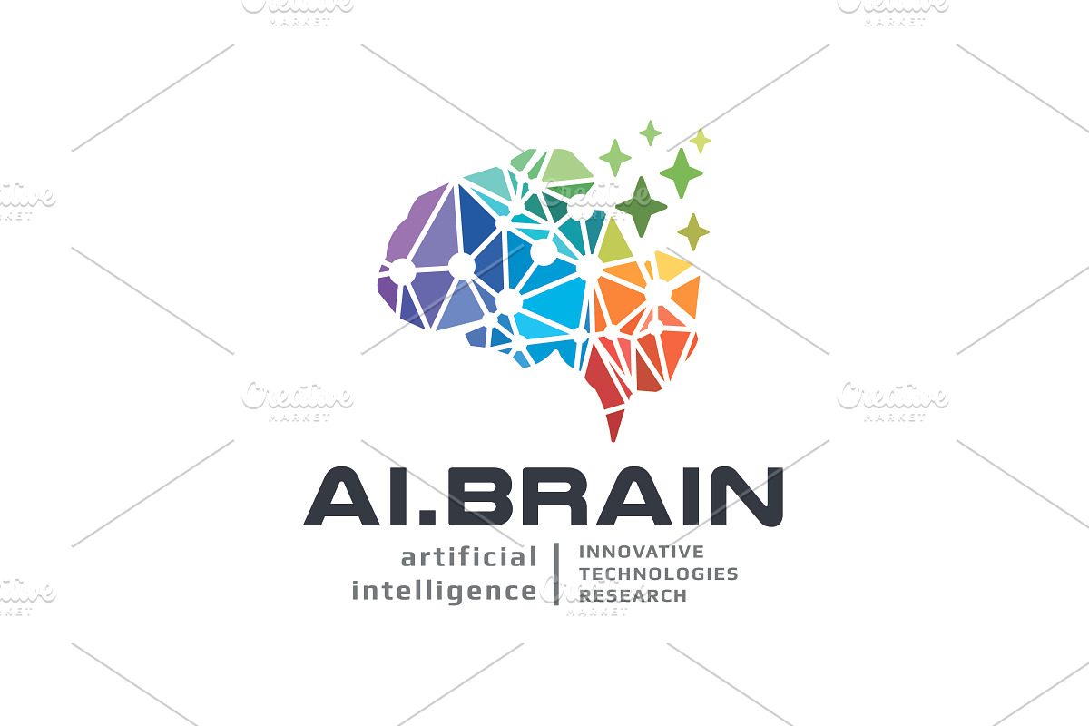 Geometric Brain Network Ai Logo, a Branding & Logo Template by Design_Planet (Photo 1 of 4)