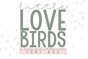Little Love Birds Font Duo, a Script Font by Dansie Design (Thumbnail 1 of 7)